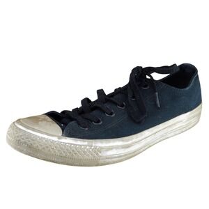 Converse All Star Women Low Top Sneakers Size 9 Casual Black‎ Fabric Classic